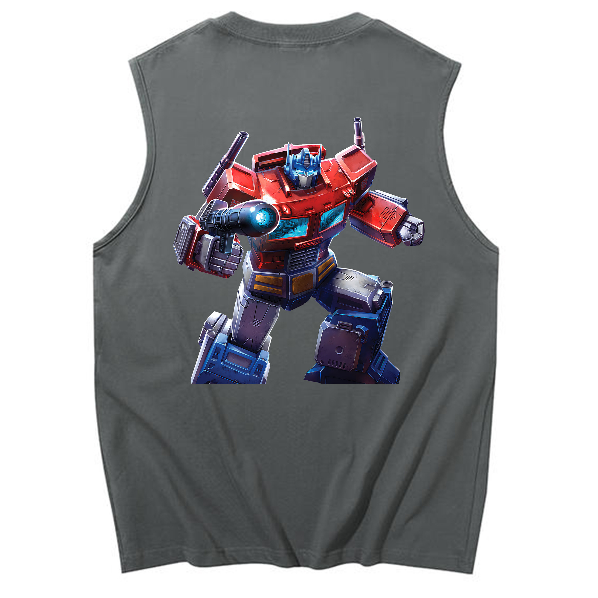 （画像用） Transformers トランスフォーマー コットン100％タンクトップ（背面プリント）